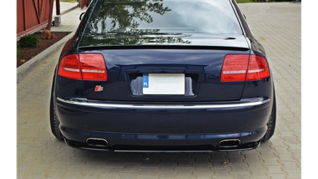 Splitter Audi S8 D3 Tył Środkowy with vertical bars Gloss Black