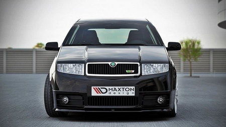 Splitter Skoda Fabia I RS przód Gloss Black