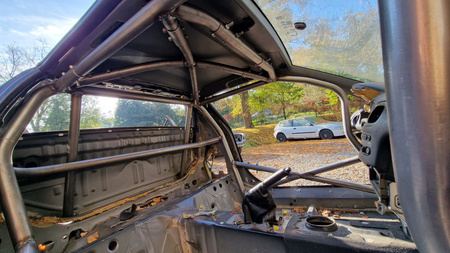 Bolt-in Roll Cage Honda CRX Del Sol Black