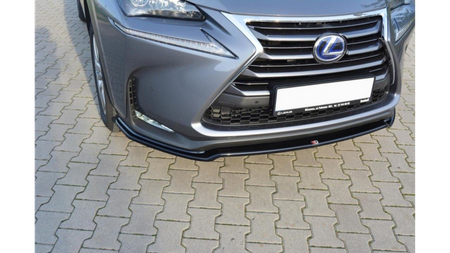 Splitter Lexus NX I Front v.1 Gloss Black