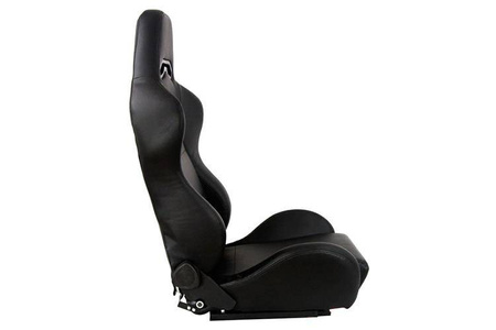 Racing seat DRAGO PVC Black