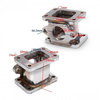 Flange reduction under turbo T2/T25-T2/T25 wastegate 38mm