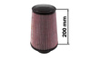 TurboWorks Air Filter H:200 DIA:101mm Purple