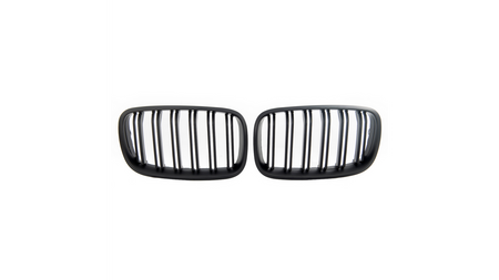 Grill BMW X6 E71 E72 X5 E70 Dual Line Matt Black