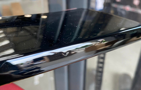 Diffuser Mercedes-Benz A W177 Front Bumper Gloss Black