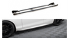 Diffuser BMW 1 F20 Side Skirts Racing v.2 Black + Gloss Flaps