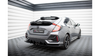 Splitter Honda Civic X Facelift Sport Rear Side Street Pro Black-Red