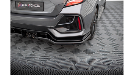 Splitter Honda Civic X Facelift Sport Tył Środkowy z Dyfuzorem