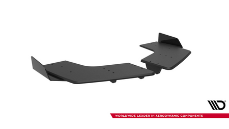 Splitter Mitsubishi Lancer EVO X Tył Boczne Street Pro Black + Gloss Flaps