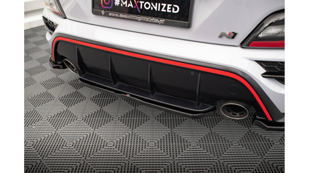 Splitter Hyundai Kona N Mk1 Rear Central Gloss Black