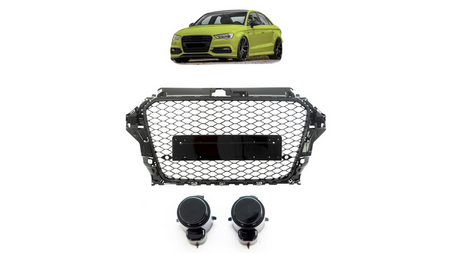 Grill Audi A3 8V Gloss Black