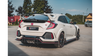 Diffuser Honda Civic X Type-R Rear Valance + Flaps Black Racing Durability v.2