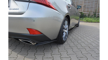 Splitter Lexus IS III Facelift T Tył Boczne Gloss Black