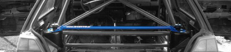 Rear upper strut bar VW Golf 2 Red