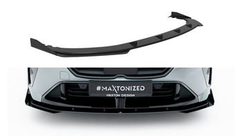 Splitter BMW 1 F70 Przód Street Pro Black + Gloss Flaps