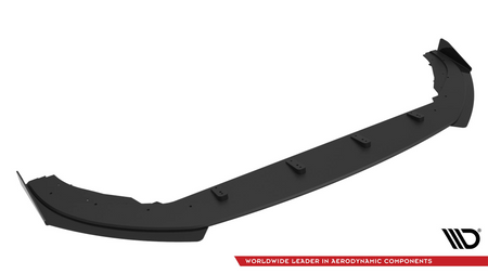 Splitter Volkswagen Polo GTI Mk6 Facelift Przód Street Pro Black + Gloss Flaps