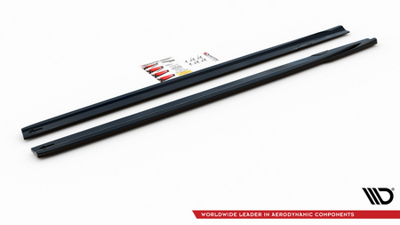 Diffuser Mercedes-Benz A35 AMG W177 Side Skirts v.2 Gloss Black