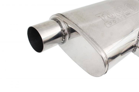 Rear Center Muffler 63.5mm TurboWorks LT 304SS 355mm