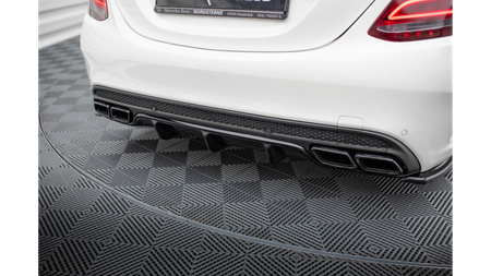 Diffuser Mercedes-Benz C S205 63AMG Rear Gloss Black