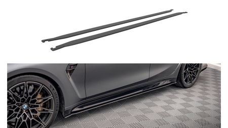 Diffuser BMW 3 G80 M-Pack Side Skirts Street Pro Black-Red