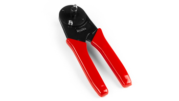 Crimping tool for DTM series contacts.
