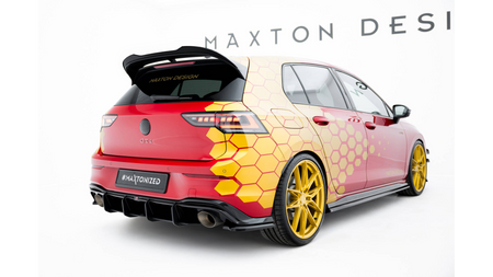 Diffuser Volkswagen Golf GTI Clubsport Mk8 Facelift Rear Street Pro v.1 Red