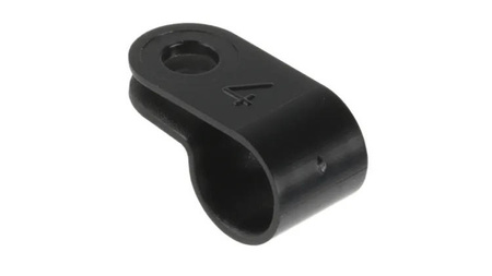 Single Mounting Bracket 5mm polyamide Set of 10