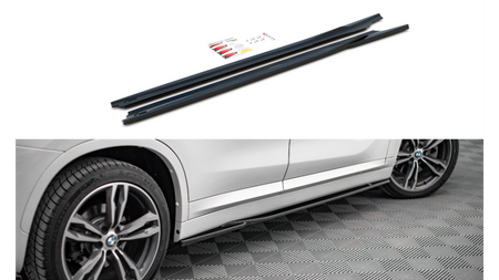 Diffuser BMW X1 F48 M-Pack Side Skirts Gloss Black