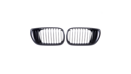 Grill BMW 3 E46 Facelift Compact pojedyncze żeberka Matt Black