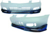 Diffuser Honda Civic VI Facelift Front Bumper PU JDM