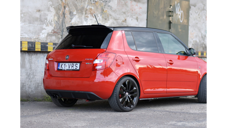 Przedłużenie Spoilera Skoda Fabia RS Mk2 Gloss Black