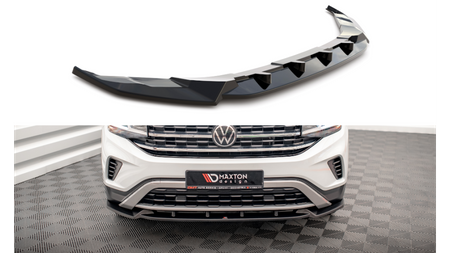 Splitter Volkswagen Atlas Cross Sport przód v.1 Gloss Black