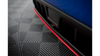 Splitter Subaru WRX STI Tył Środkowy v.2 Red + Gloss Black