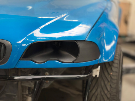 Air Scoop Head Light BMW 3 E46 coupe cabrio driver side