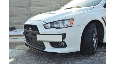 Splitter Mitsubishi Lancer Evo X Front v.2 Gloss Black