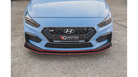 Splitter Hyundai I30 III N przód Racing Durability Black-Red