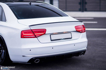 Spoiler Audi A8 D4 Tył Gloss Black