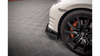 Splitter Nissan GTR R35 Facelift Front + Flaps Gloss Black