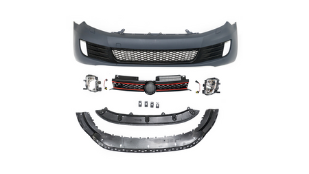 Bumper Volkswagen Golf VI Front SRA Fog light DAMAGE