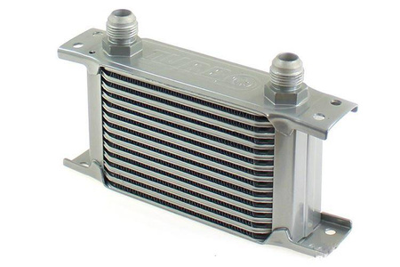 TurboWorks Oil Cooler Slim Line 13-rows 140x100x50 AN8 Silver