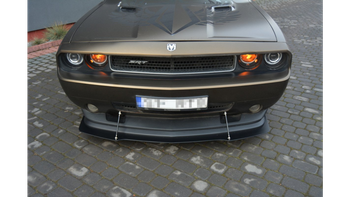 Splitter Dodge Challenger III SRT8 Front Hybrid v.1 Gloss Black