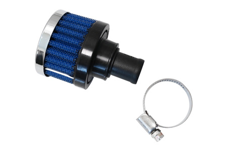 Simota Crankcase Breather Filter 15mm Blue