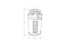 Oil catch tank D1Spec 9mm Red