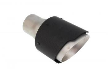 Exhaust Tip 114mm enter 63mm Carbon Matte