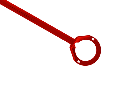 Rear upper strut bar VW Golf 2 Red