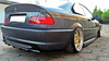 Splitter BMW 3 E46 M-Pack Tył Środkowy z Dyfuzorem Gloss Black