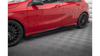 Diffuser Mercedes-Benz A W176 Facelift Side Skirts Street Pro Black-Red + Gloss Flaps