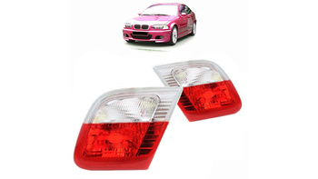 Lampa BMW 3 E46 Tył Wewnętrzna Lewa Red-Clear