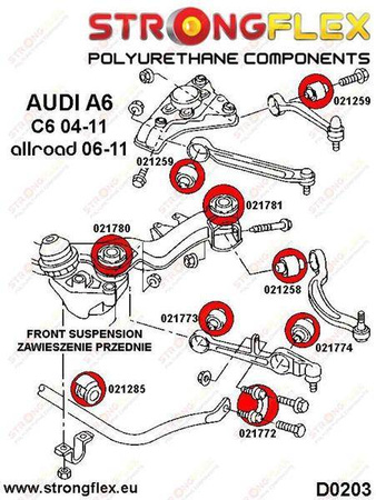 Front subframe - rear bush