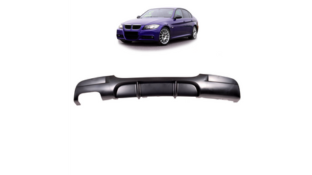 Diffuser BMW 3 E90 E91 Rear Matt Black